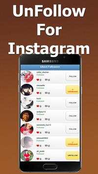 Unfollowers for Instagram screenshot 2