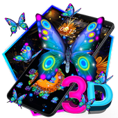 3D Butterfly Launcher Theme🦋 🌸 icon