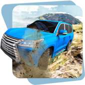 Luxury car offroad driving logo