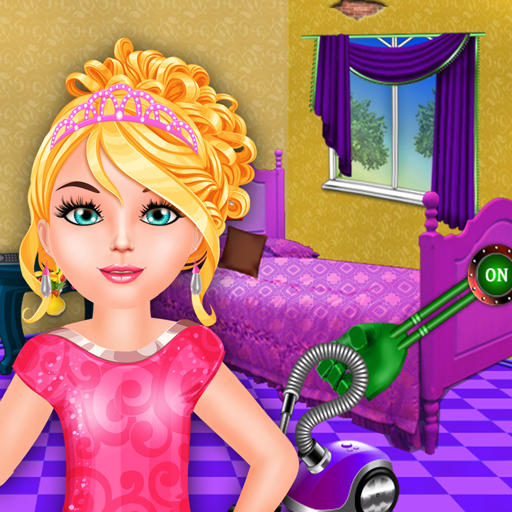 Princess House Cleaning Games icon