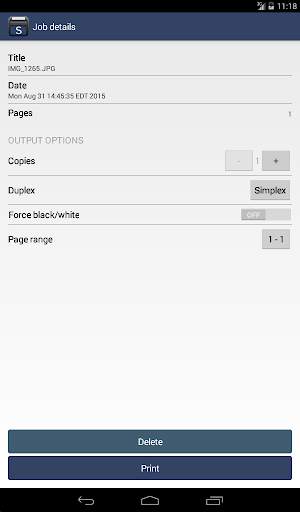 SafeCom Mobile Print screenshot 4