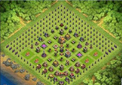 Base Maps War COC TH7 screenshot 1