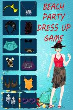 Beach Party Dress Up Game screenshot 3
