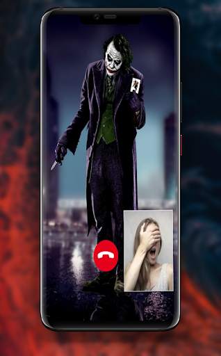 Joker Call Me! Fake Video Call & Wallpaper screenshot 2
