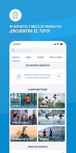 Decathlon App Tu tienda de deporte online screenshot 1