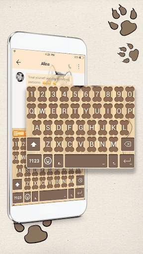 Husky Dog Emoji Keyboard screenshot 1