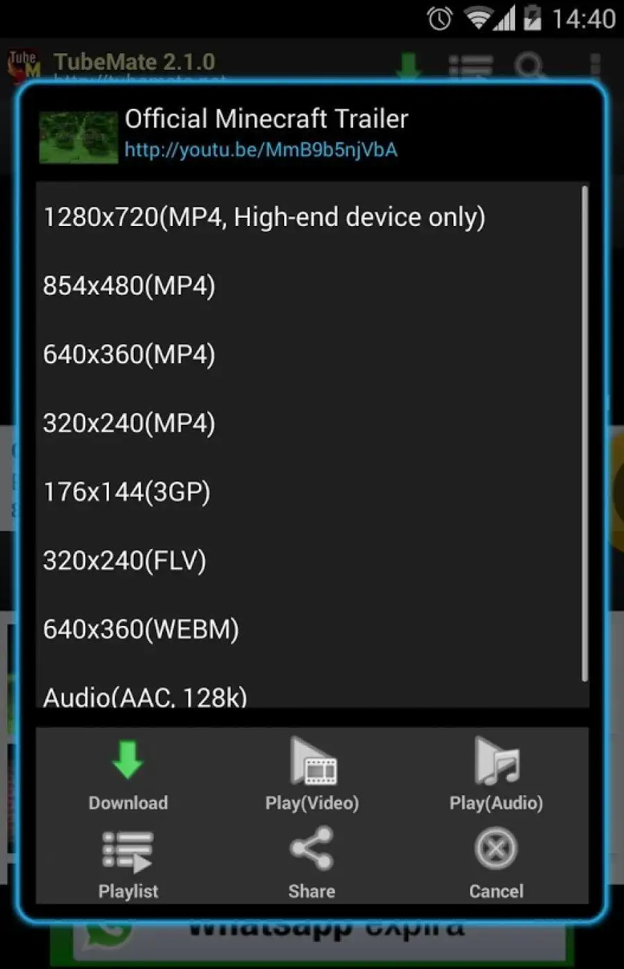 Tube Mate screenshot 1