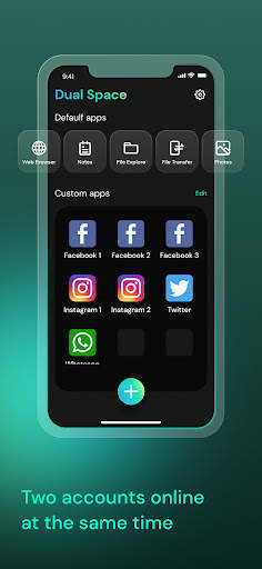 Dual Messenger: Multi Space screenshot 4