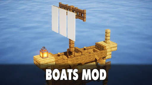 Boats Mod for Minecraft PE screenshot 1