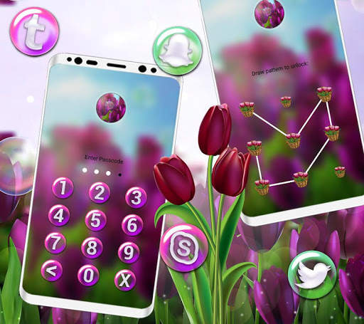 Tulip Flower Launcher Theme screenshot 5