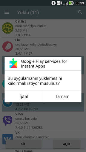 Sistem uygulaması yöneticisi screenshot 4