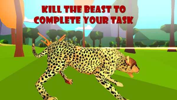 Leopard Sniper Pixel Gun Hunt screenshot 4