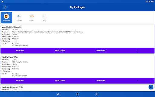SIM Packages Pakistan 2023 screenshot 19