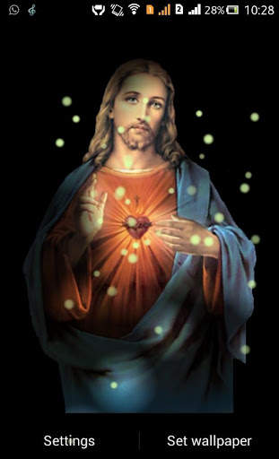 Jesus Fireflie Live Wallpaper screenshot 4