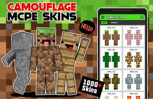 Camouflage Skins for Minecraft screenshot 1