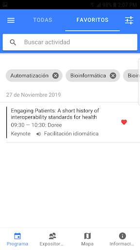 Jornadas de Informática en Salud screenshot 3
