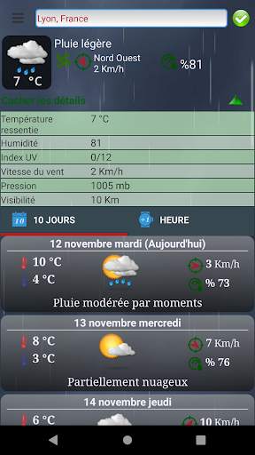 ClosestWeather Météorologiques screenshot 2