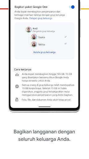 Google One screenshot 5