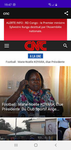 Corbeau News Centrafrique screenshot 1