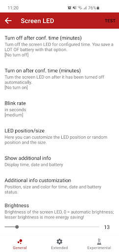 LED Blinker Notifications Lite AoD-Manage lights screenshot 7