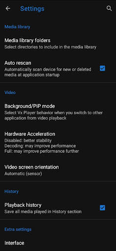 Vx Player screenshot 8