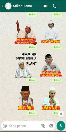 Stiker WA Islami Ulama WAStickeraApps screenshot 7