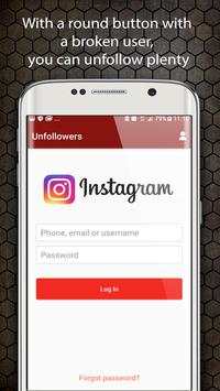 Unfollowers for Instagram, Clean screenshot 2