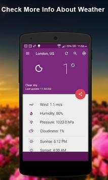 Weather App Download Free - Rain Forecast App screenshot 1