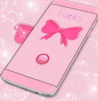 Pink Bow Locker Theme screenshot 1