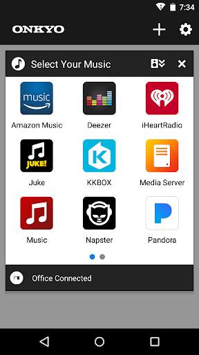 Onkyo Music Control App screenshot 2
