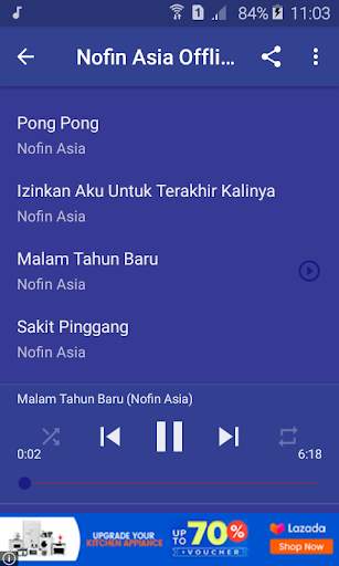 Kumpulan Lagu Nofin Asia Offline screenshot 4