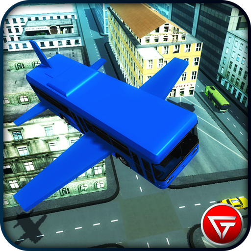 Impossible Flying Bus Stunts icon