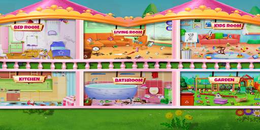 Sweet Princess House Cleaning: Home Cleanup Game screenshot 1
