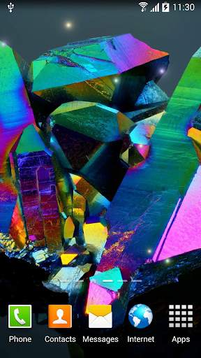 Crystals Live Wallpaper screenshot 3