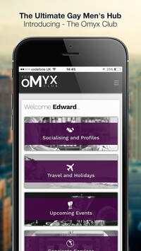 The Omyx Club - Gay Social Hub screenshot 1