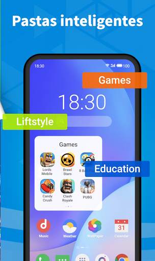 Sky Launcher - Rápido e legal! screenshot 6