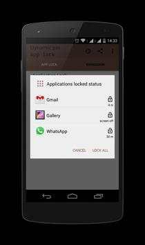 Dynamic pin app lock screenshot 1