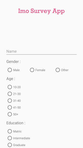 Imo Survey screenshot 1