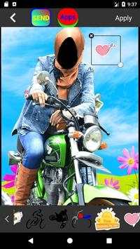 Hijab Girl Bike Photo Suit screenshot 5
