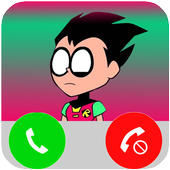 Fake Call Teen  From Titans Go icon