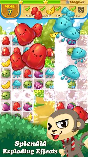 Monkey Fruits Crush screenshot 3