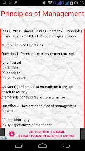 Class 12 Business Studies Sol. screenshot 3