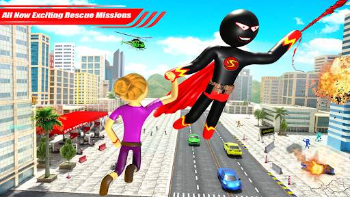 Stickman Rope Superhero Game screenshot 7
