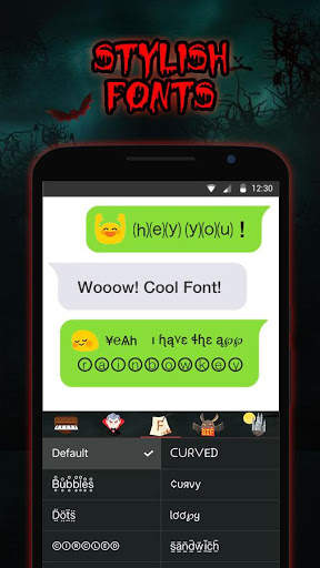 Halloween keyboard Theme - Vampire स्क्रीनशॉट 3