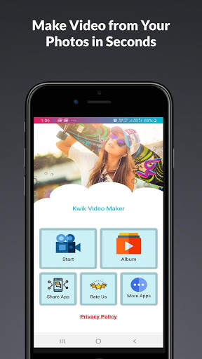 Kwik Video Maker (Photo 2 Video) screenshot 1