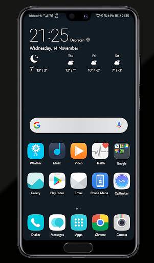 [Dark Mode] Cute Kraken theme for EMUI 5/8 screenshot 1