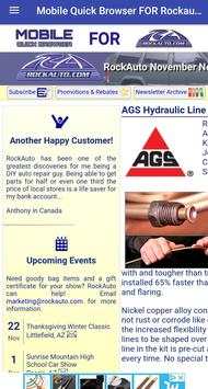 Mobile Quick Browser for Rockauto screenshot 3