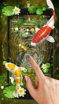 3D Lively Koi Fish Launcher screenshot 1