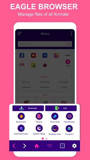 Eagle Web Browser: Fast, Private & Secure screenshot 3