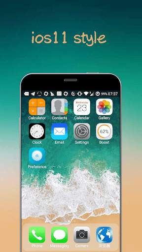 iLauncher X iOS11 theme screenshot 1